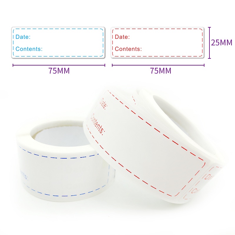 Tem Nhớ - Tem Note Ghi Chú, Dán Lọ Gia Vị, Hộp Đựng Đồ Ăn, Túi Đựng Thực Phẩm Trong Tủ Lạnh, không thấm nước
