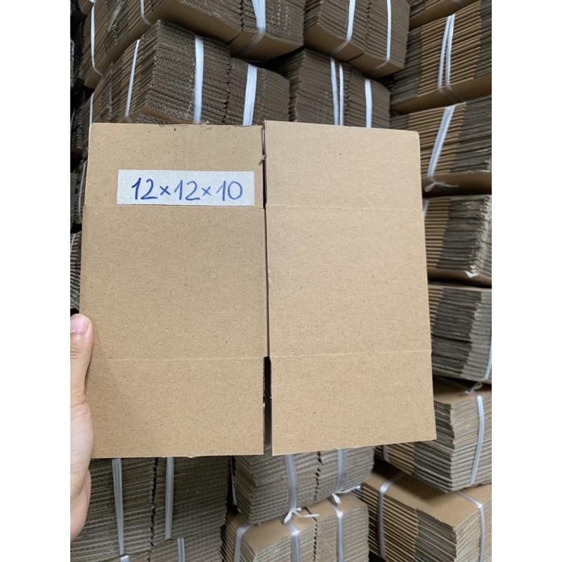 10 HỘP GIẤY CARTON ĐÓNG HÀNG 12x12x10 đựng mỹ phẩm-Thùng giấy giá rẻ-Thùng giấy có sẵn-Sỉ lẻ thùng-Xưởng thùng giấy