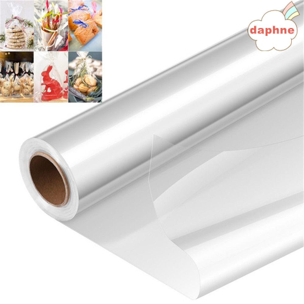 Cuộn giấy bọc giấy bóng kính trong suốt dùng để gói hoa/quà thủ công DIY 40x3000cm
