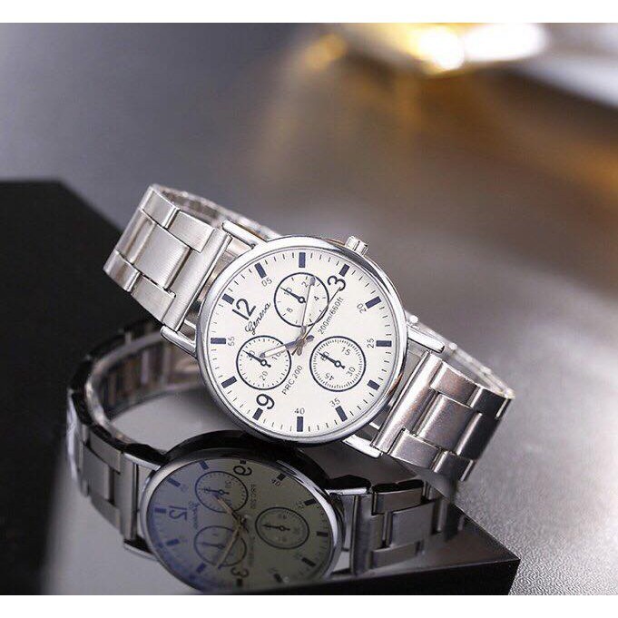 Đồng hồ thời trang nam nữ geneva kim loại T1 | BigBuy360 - bigbuy360.vn