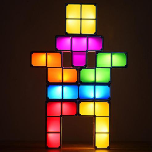 ĐÈN XẾP HÌNH TETRIS BLOCKS SÁNG TẠO