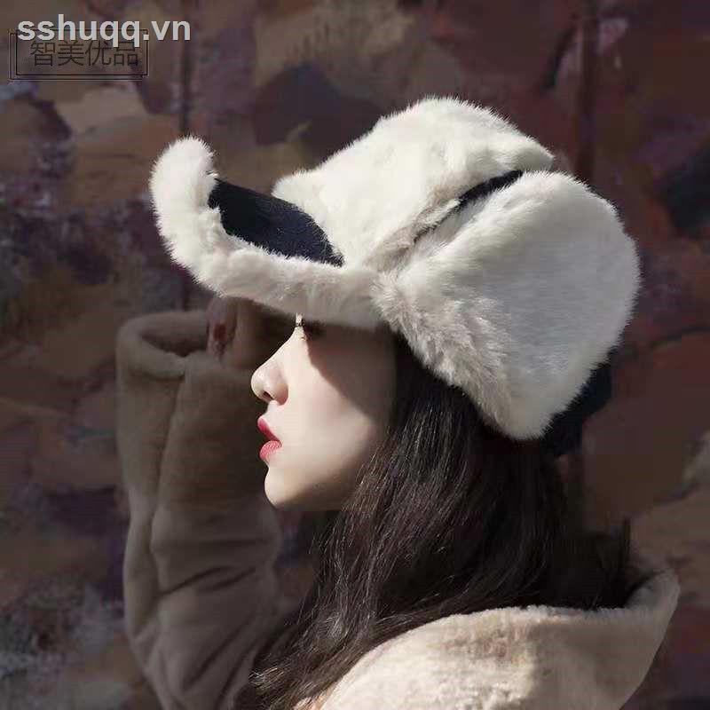 Mũ Lưỡi Trai Vải Lông Cừu Dày Giữ Ấm Mùa Đông Phong Cách Hàn Quốc Hàng Mới Dành Cho Nam Và Nữ