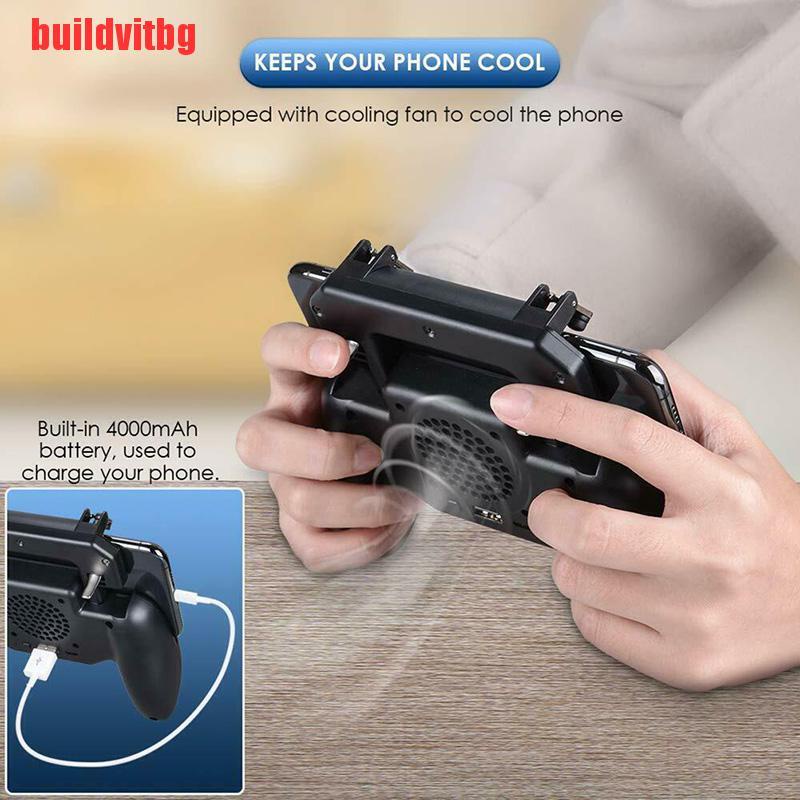 {buildvitbg}Mobile Phone Game Controller Joystick Cooling Fan Gamepad For PUBG Android IOS GVQ