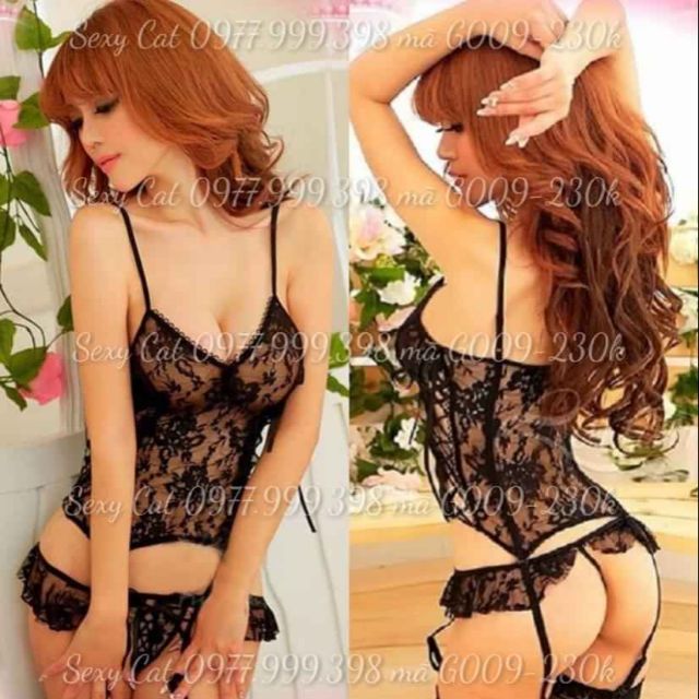 set kẹp tất sexy