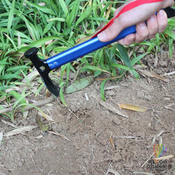 Búa đóng nhổ cọc dựng lều trại đa năng cán hợp kim nhôm - MUÔN PHƯƠNG SHOP