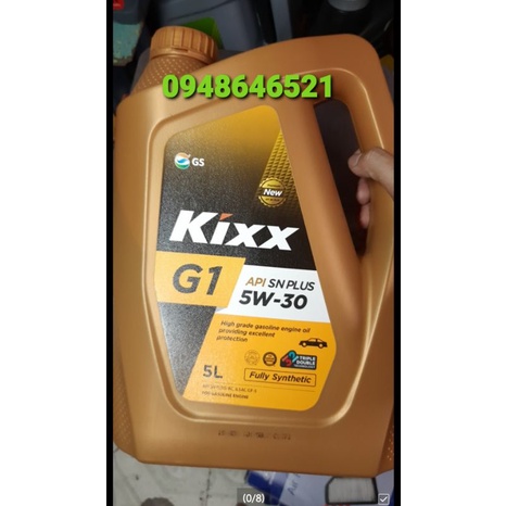 Dầu Nhớt động cơ Kixx 5w30 & 5w40 5L🇰🇷 Chính hãng