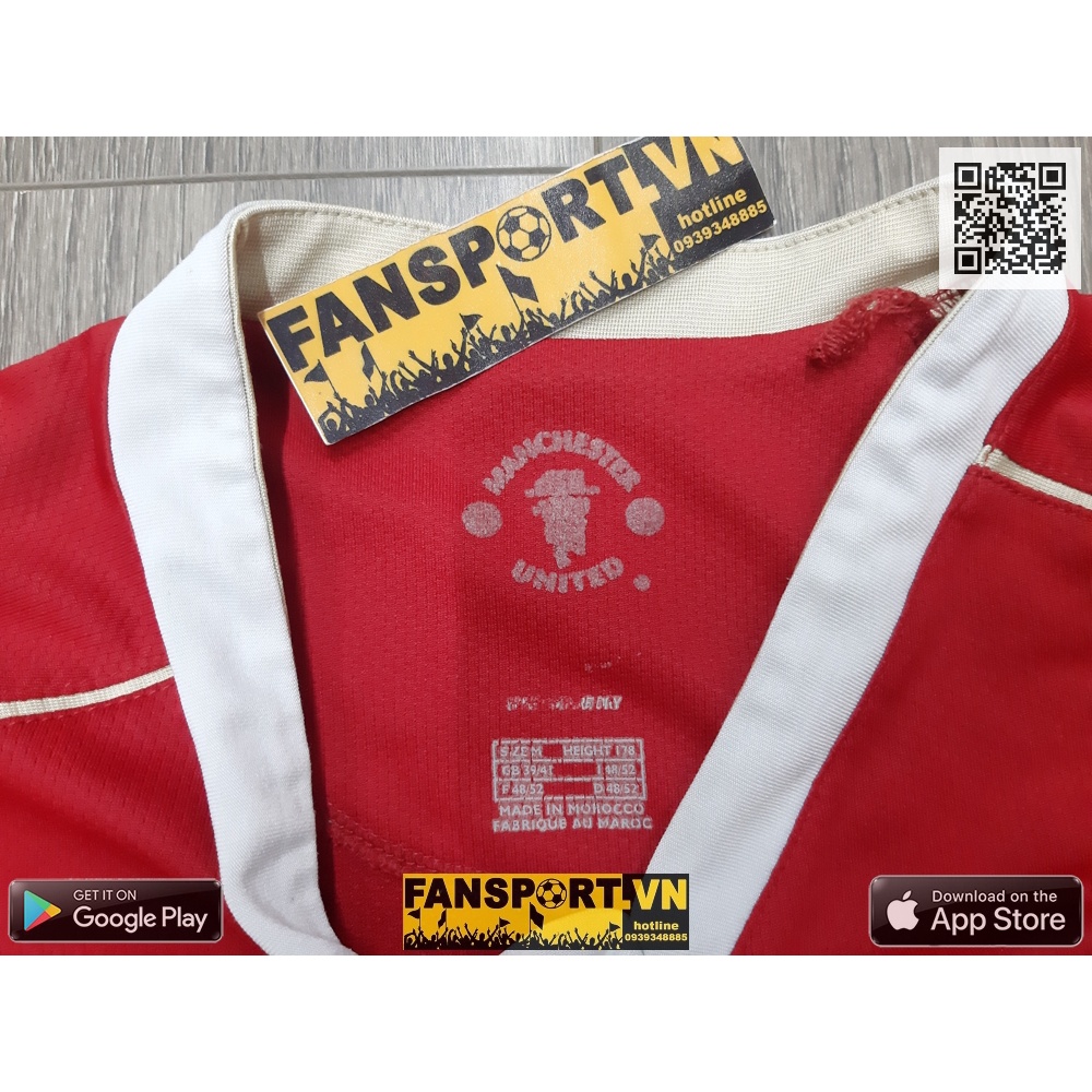 Áo đấu bóng đá Manchester United 2006-2007 home shirt jersey red 146814 Nike