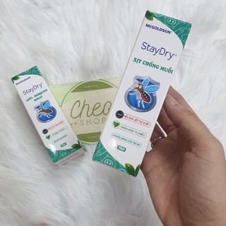 [HÀNG CTY CHÍNH HÃNG] Xịt chống muỗi Staydry 70ml