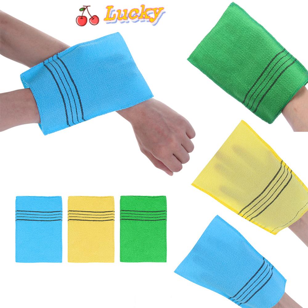 Combo 2 Bông tắm kì người chà lưng tẩy tế bào chết Hàn Quốc và Găng tay kì lưng Songwol