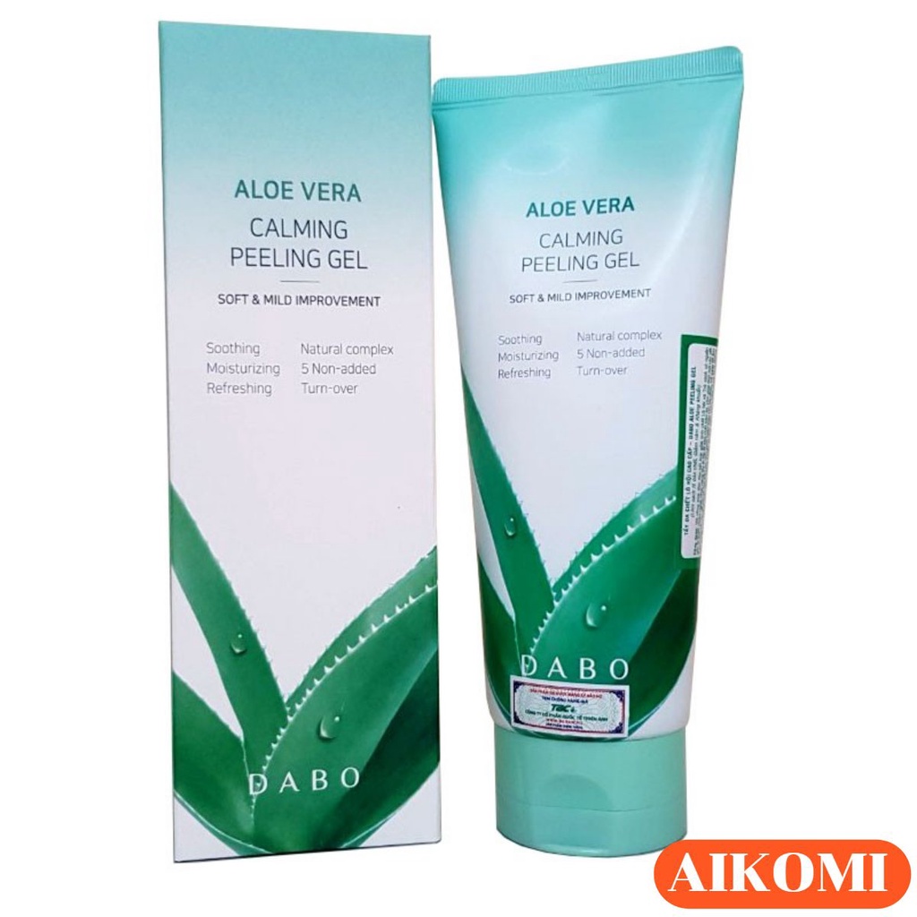 Tẩy Da Chết - Gel Tẩy Tế Bào Chết Lô Hội Dabo Hàn Quốc -  Aloe stem rich moisture Peeling Gel 180ml