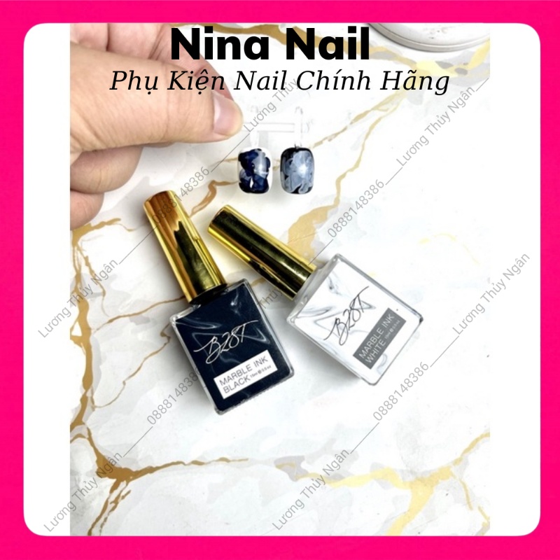 Chai Cồn Loang Trắng , Đen . Sơn Cồn Loang B281 Vẽ Móng