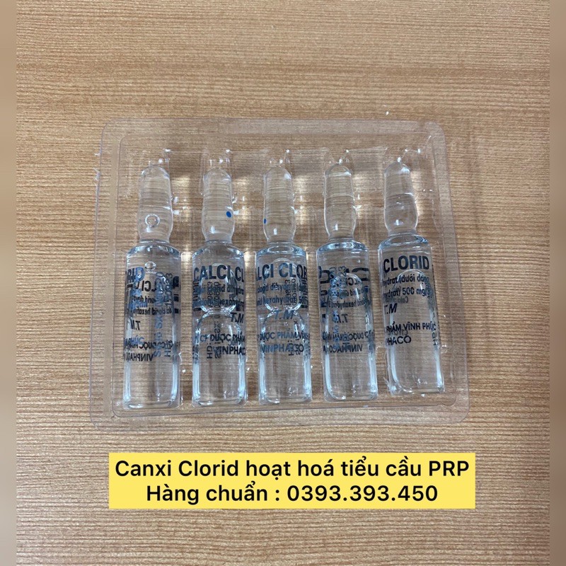 [ HÀNG CÔNG TY ] Canxi Clorid hoạt hoá tiểu cầu PRP