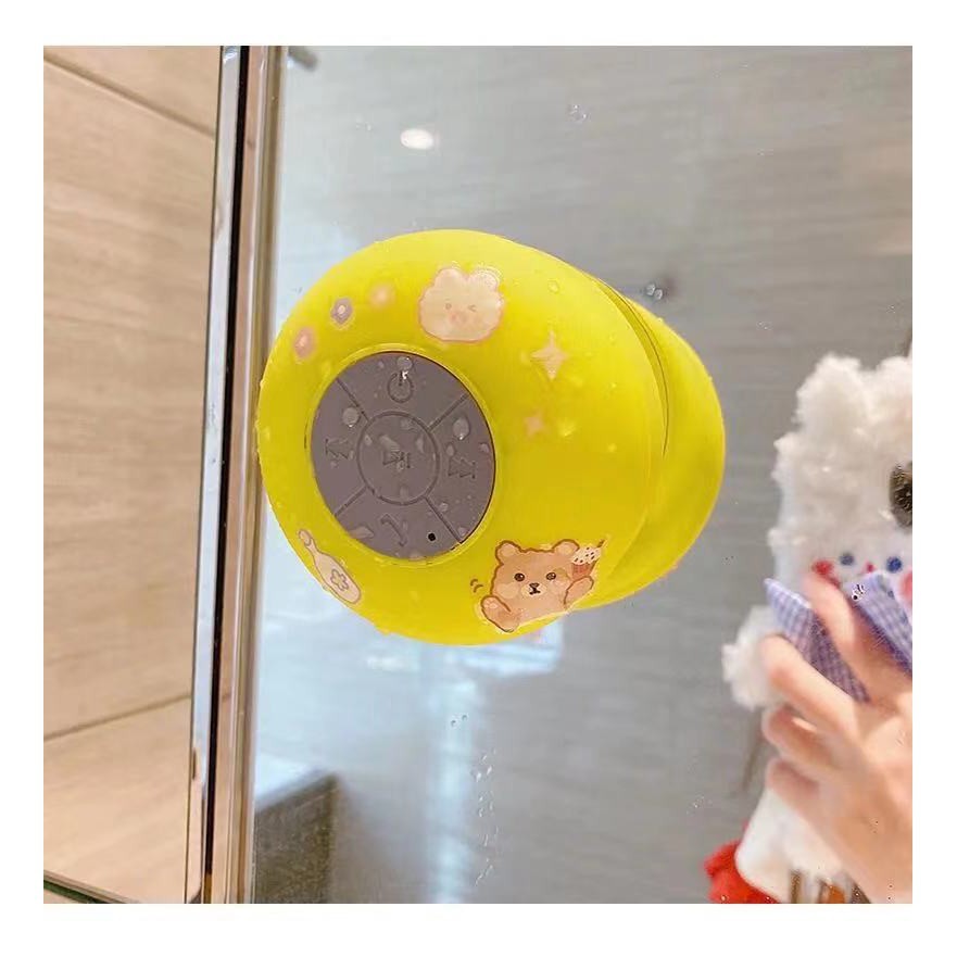 Loa bluetooth không dây mini chống thấm nước họa tiết dễ thương