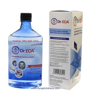 Dung dịch Dr.ECA vệ sinh răng miệng chai 500ml