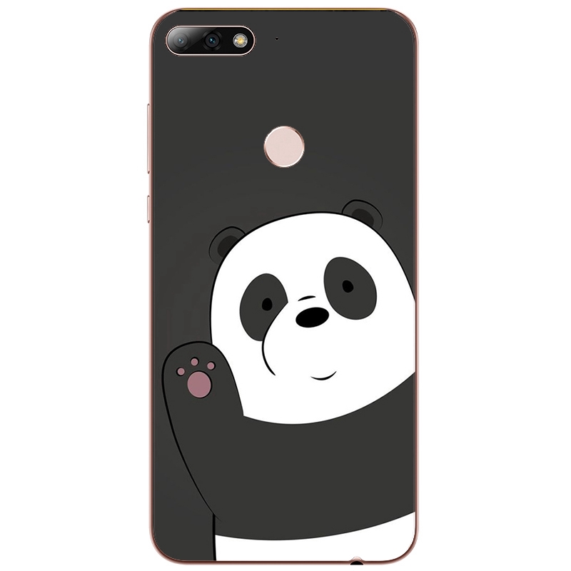 Ốp điện thoại silicon họa tiết We Bare bear hoạt hình cho ZTE Nubia V18 N1 N2 N3 M2 M3 Lite Play Axon 10 Pro