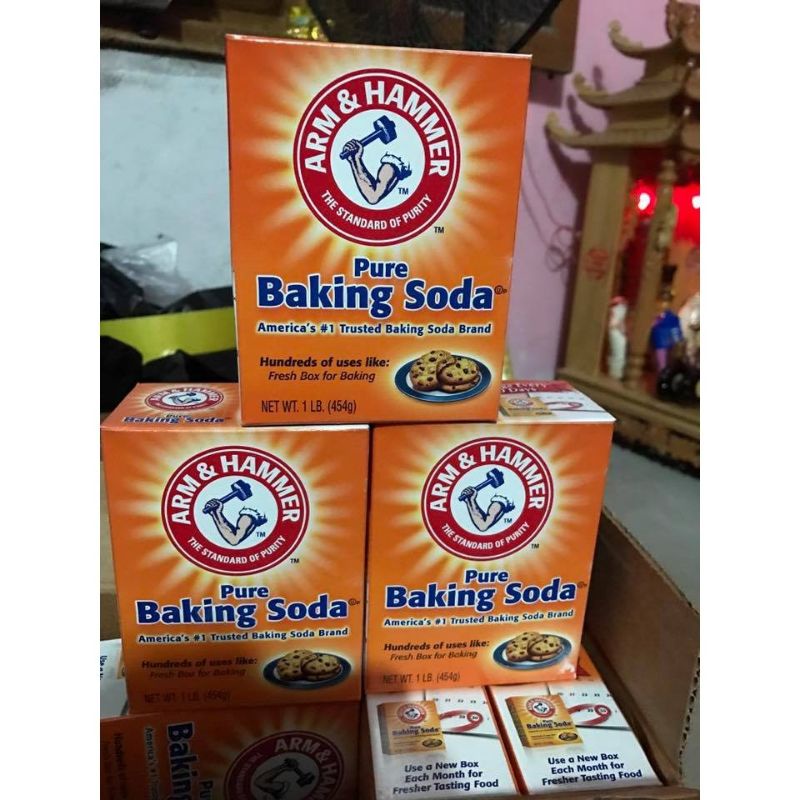 Bột baking soda đa công dụng 454g.