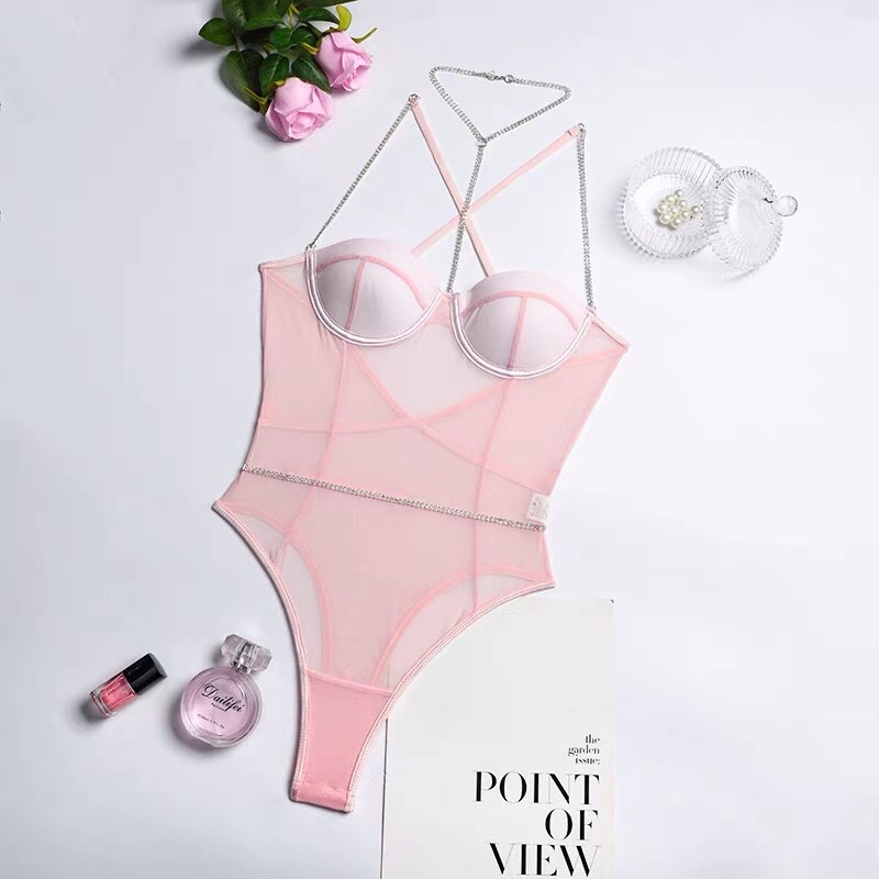 Z0857C Jumsuit Đính Đá Siêu Sáng Nổi Bật - Bodysuit Sang Chảnh - Áo Có Gọng Mút Đôn Ngực Quyến Rũ