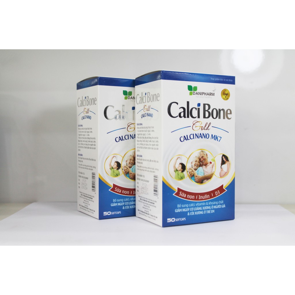 CALCI BONE GOLD - BỔ SUNG CALCI, VITAMIN & KHOÁNG CHẤT - GIẢM NGUY CƠ LOÃNG XƯƠNG  VÀ CÒI XƯƠNG