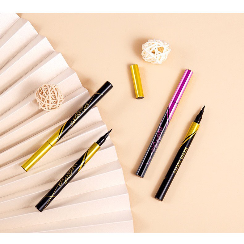 Bút Kẻ Mắt Hyper Sharp Eyeliner Vàng Tím cá tính sang chảnh lâu trôi cọ siêu sắc nội địa sỉ rẻ waterproof
