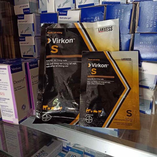 VIRKON S ( 10g ) - THUỐC SÁT TRÙNG MÔI TRƯỜNG , NHÀ VẬT NUÔI