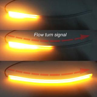 2x Sequential LED Strip Turn Signal Switchback Indicator Daytime Running Lights