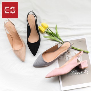 Giày Sandals Nữ Đế Vuông Erosska EL011