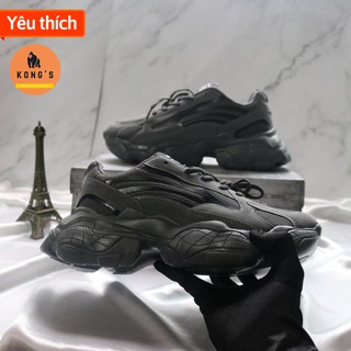 Giày nam màu xám siêu nhẹ tăng chiều cao đế bự Hottrend 2020 K06