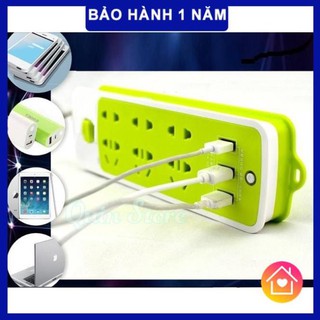 Ổ ĐIỆN Đa năng 6 CHÂN + 3 cổng sạc USB tiện lợi cho ngôi nhà thông minh của bạn