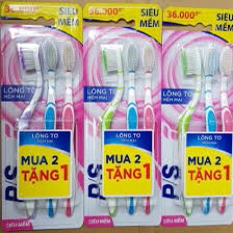 Bàn Chải Đánh Răng P/S mua 2 Tặng 1(rẻ nhất)