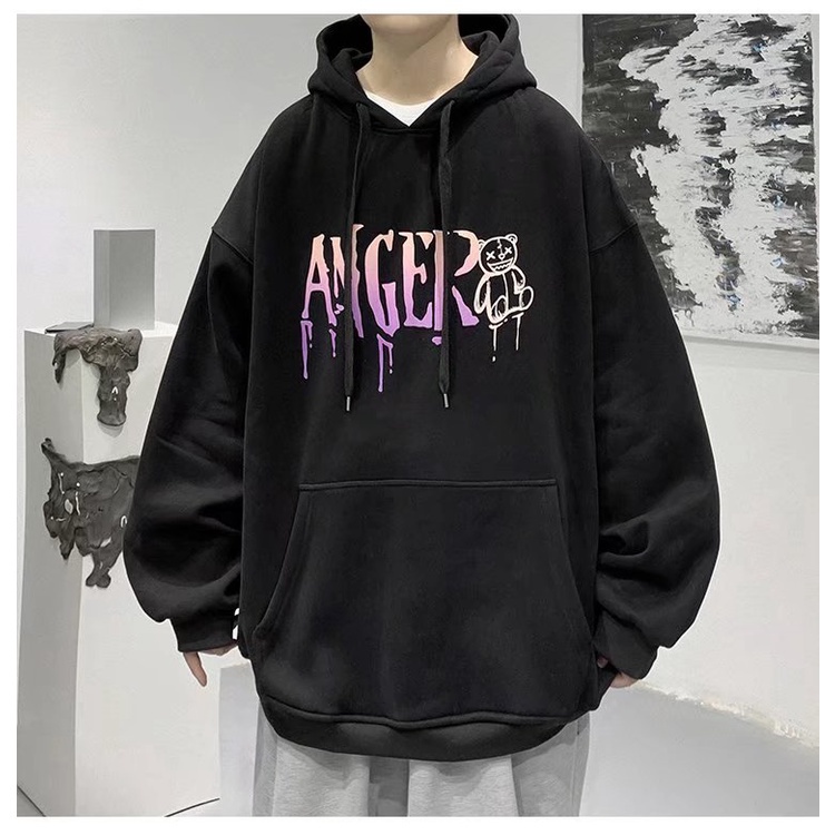 Áo khoác Hoodie dày chất lượng cao không khóa kéo cho nam nữ