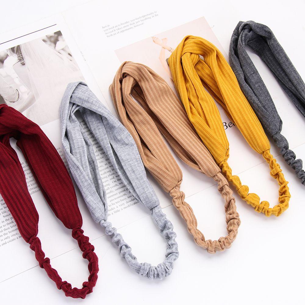 Băng Đô Đan Chéo Co Giãn Phong Cách Vintage Dành Cho Nữ Tập Yoga