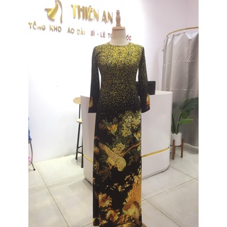 Áo Dài Đẹp 2022, Áo Dài Thiết Kế, In 3D- Mã H16