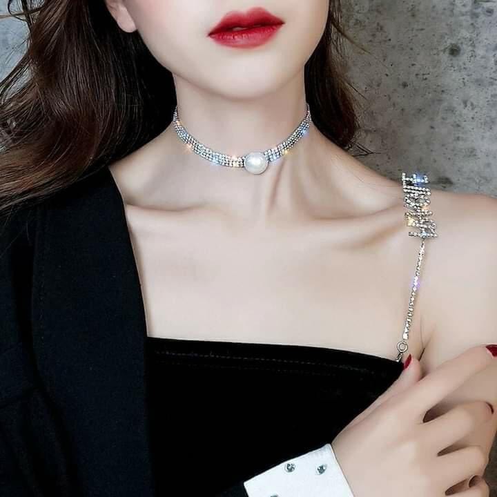 NHIỀU MẪU CHOKER GẮN ĐÁ SANG TRỌNG SANG CHẢNH CHO NỮ VÒNG CỔ DÂY CHUYỀN NỮ ĐẸP XINH