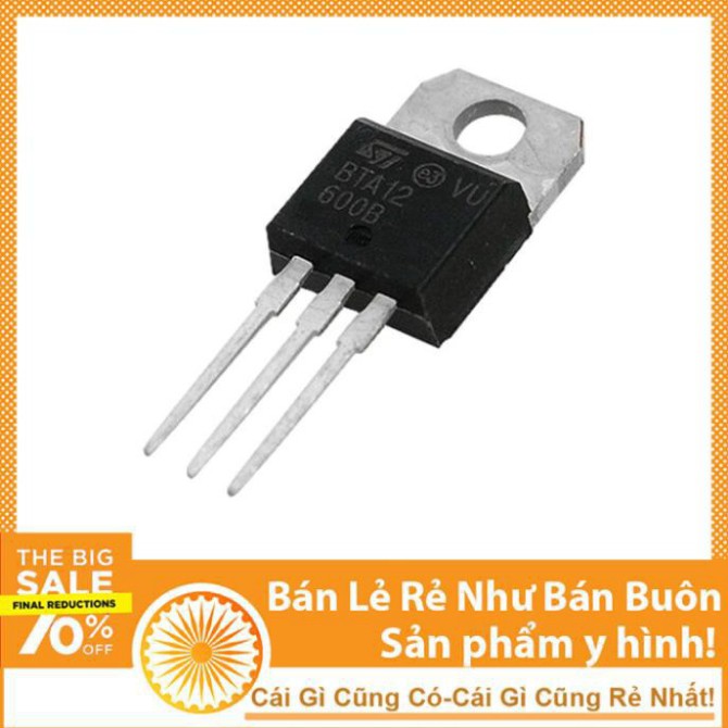 Linh Kiện Triac BTA12-600B TO-220 600V 12A