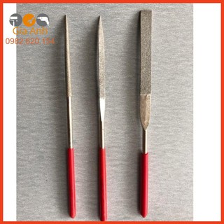 Bộ 3 cây dũa hợp kim 5" dài 180mm