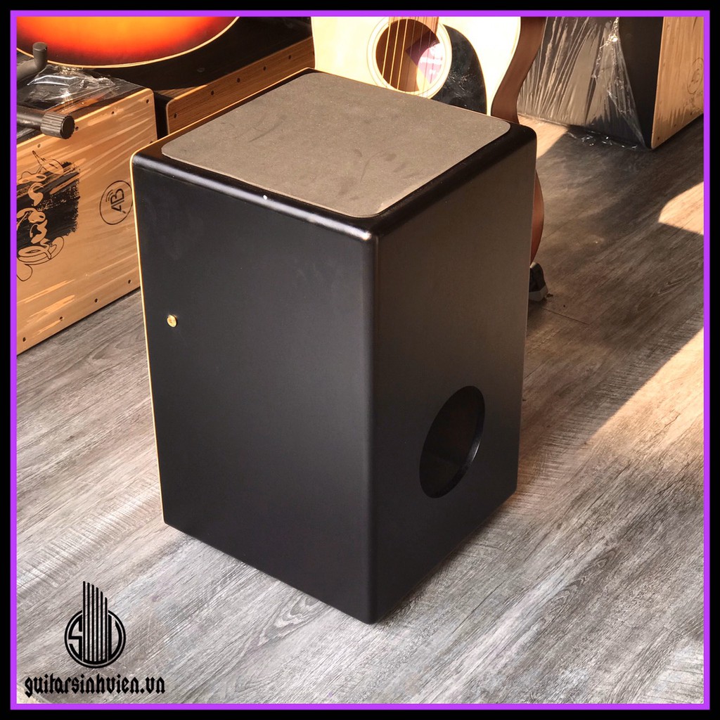 Trống cajon AB mẫu mã độc lạ - kèm bao và miếng lót mông