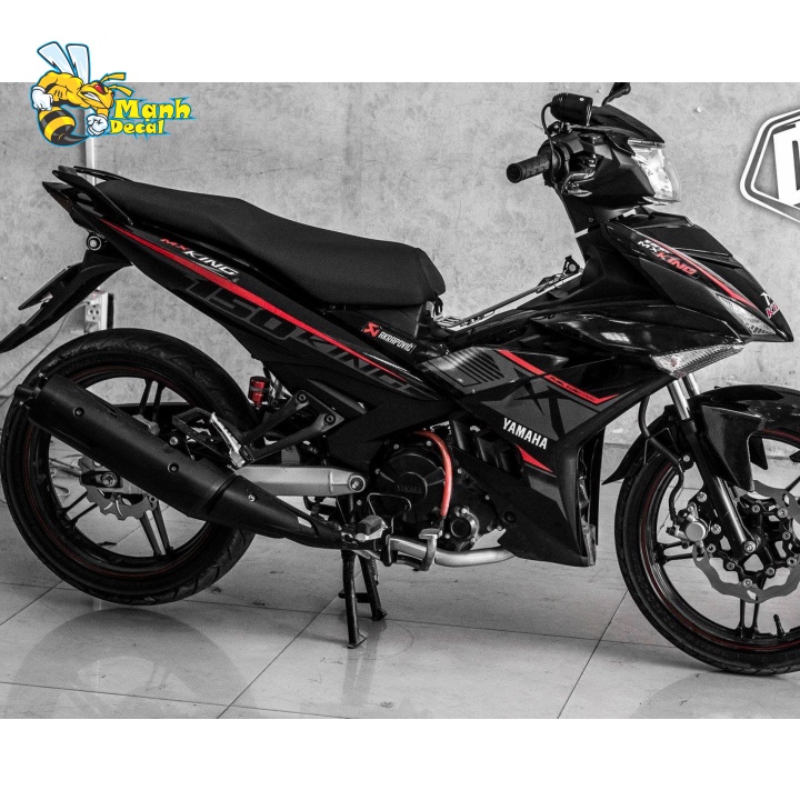 Tem xe EXCITER 150 MXKING ĐỎ ĐEN XÁM