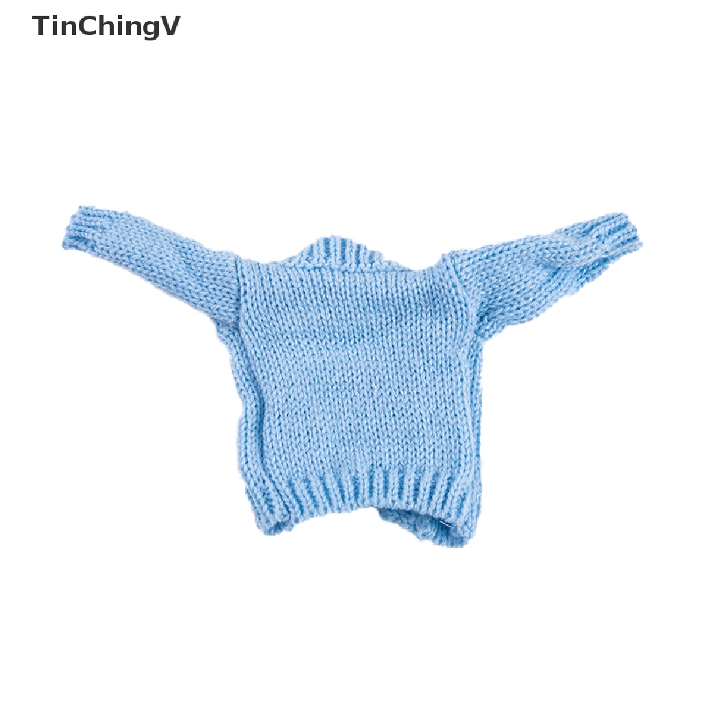 Áo Khoác Dệt Kim Giữ Ấm Cho Búp Bê 26-30cm Tỉ Lệ 1 / 6