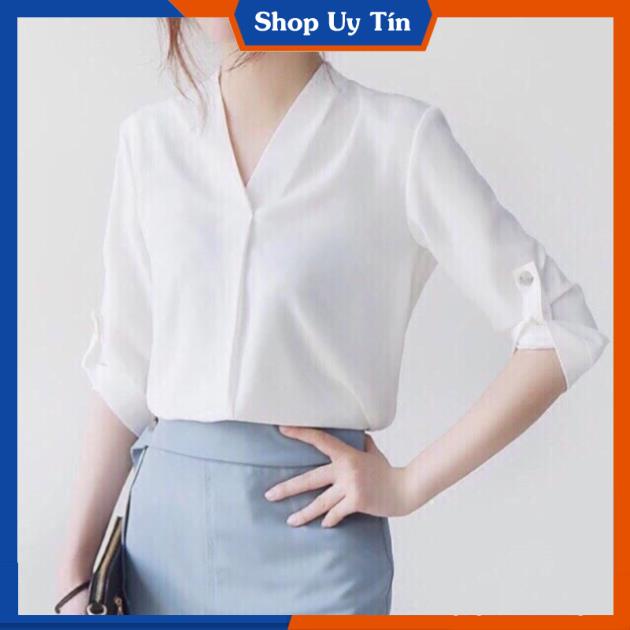 [Hàng Cao Cấp] -  ÁO CỔ V TAY LỠ | BigBuy360 - bigbuy360.vn