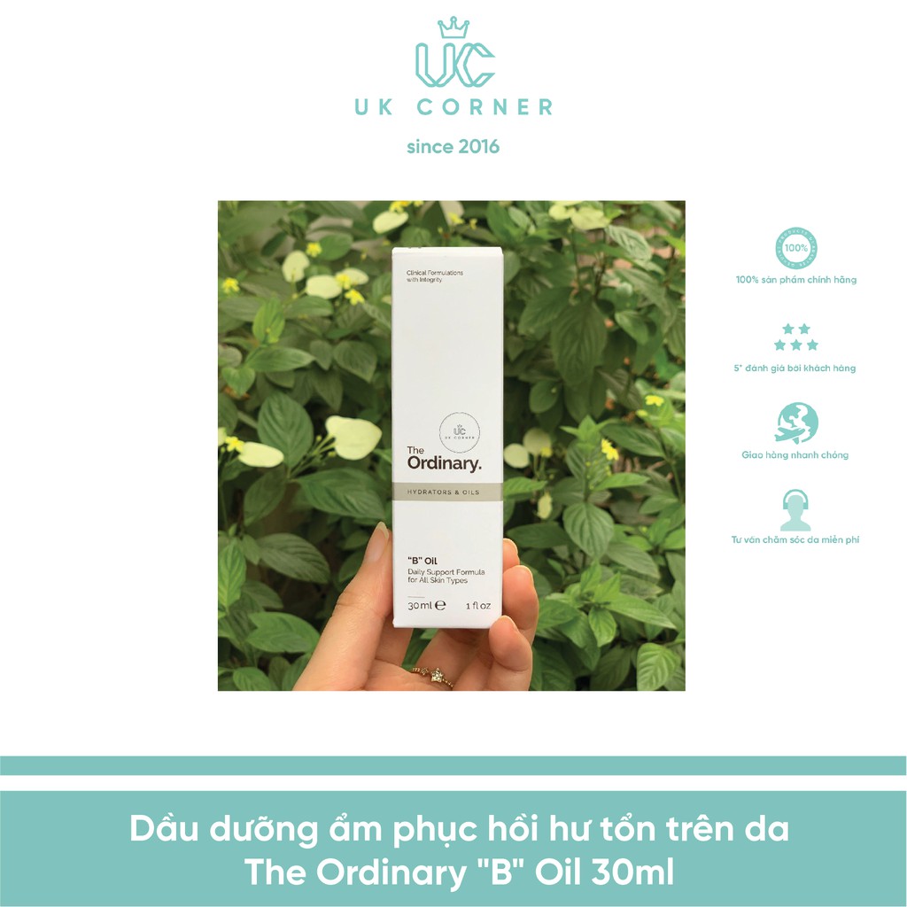Dầu dưỡng "thần dược" dưỡng ẩm - phục hồi hư tổn trên da The Ordinary "B" oil