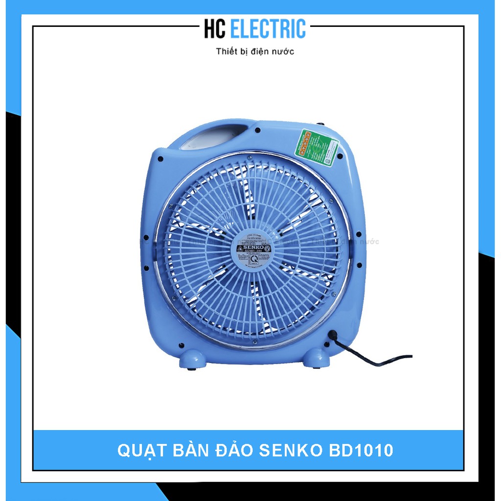 [ CHÍNH HÃNG ] QUẠT BÀN ĐẢO SENKO BD1010 - MÀU NGẪU NHIÊN