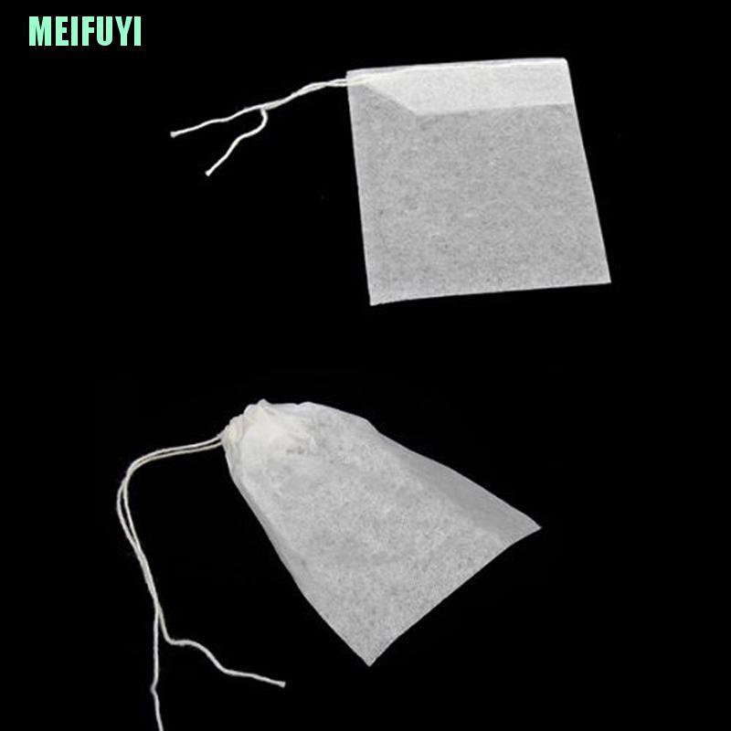 100 Túi lọc trà dây rút 5.5 x 7 cm tiện dụng