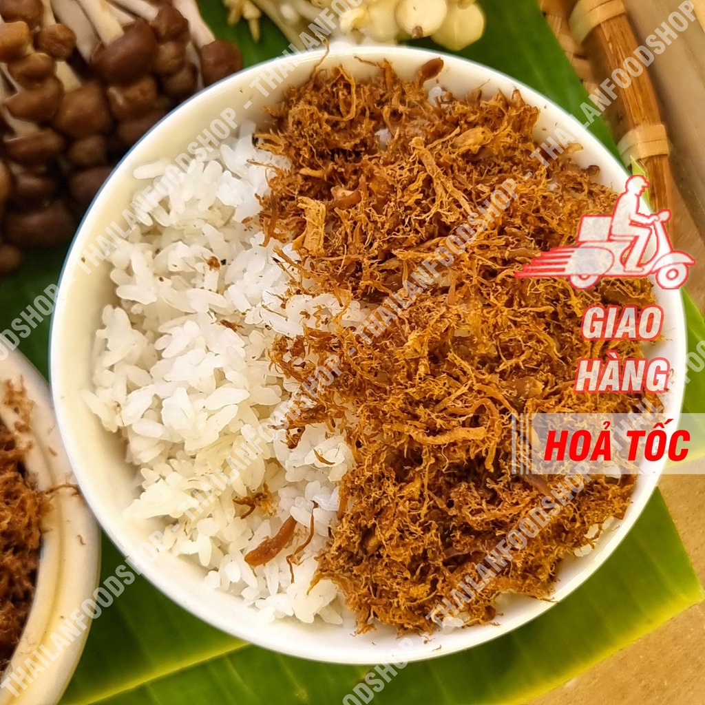 Chà Bông Nấm Hương (Ruốc Nấm Đông Cô) - Túi HCK 500Gram