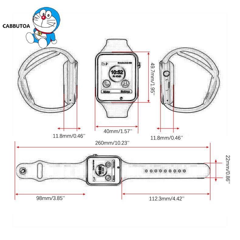 Đồng Hồ Thông Minh A1 Có Camera Hỗ Trợ Hệ Điều Hành Android Điện Thoại