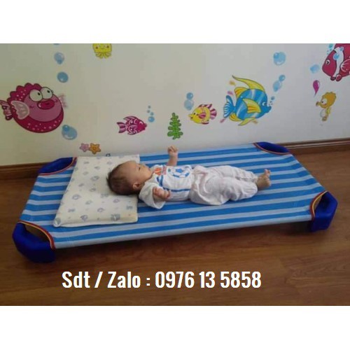 Giường lưới cho bé chịu được lực 70kg an toàn cho bé