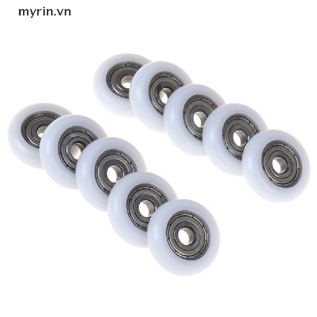 Set 2 / 5 / 10 Bánh Xe Lăn Thay Thế Cho Cửa Nhà Tắm Bằng Nhựa