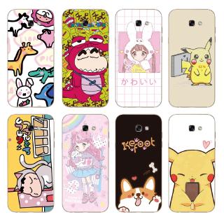 Ốp TPU chống trượt hình Pikachu cho Samsung Galaxy A7/A5/A3 2017 /A720/A520/A320