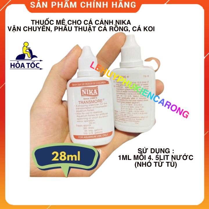 NIKA Dung Dịch Vận Chuyển Và Phẩu Thuật Cá Rồng, Cá Koi