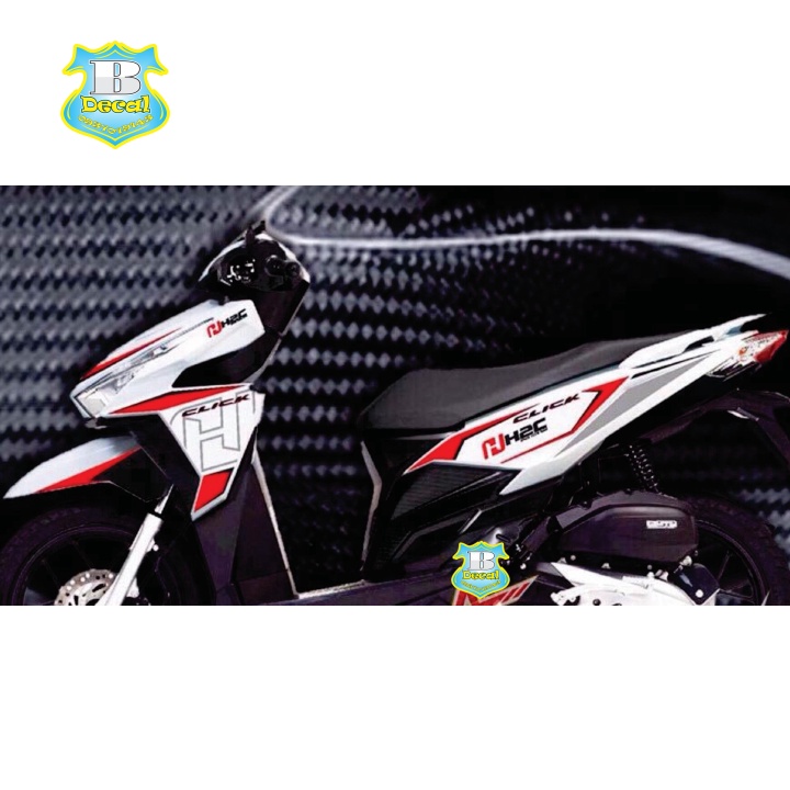 ( Quí khách vui lòng mang ra tiệm cho thợ dán ) Tem vario H2C 2017 trắng