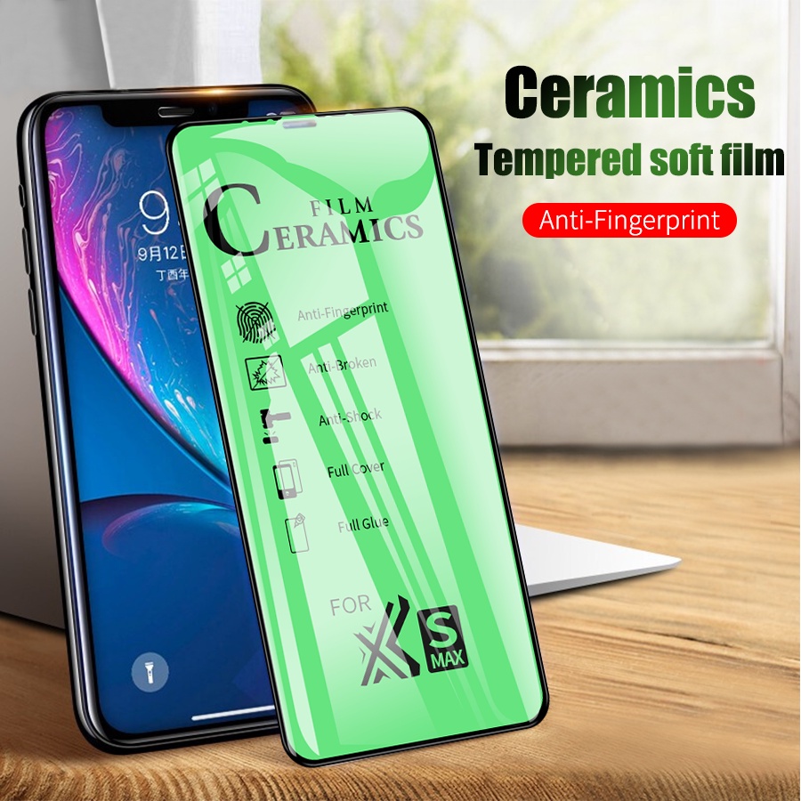 [Không bao giờ vỡ] kính cường lực dẻo Cho iPhone 11 12 13 14 Pro Max X XS XR 6 6S 7 8 Plus